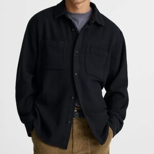 Madewell Men’s Midweight Flannel Button-Up Workshirt Black Anita L Gorpcore